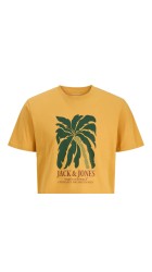 Ανδρικό T-Shirt Jack & Jones JORDOWN Tee SSCrew Neck 12286117 Golden Apricot