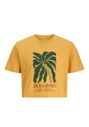Ανδρικό T-Shirt Jack & Jones JORDOWN Tee SSCrew Neck 12286117 Golden Apricot