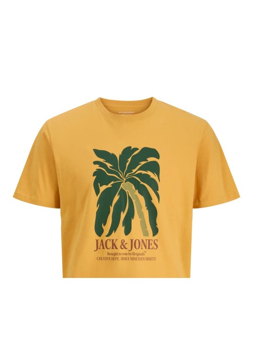 Ανδρικό T-Shirt Jack & Jones JORDOWN Tee SSCrew Neck 12286117 Golden Apricot