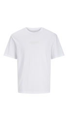 Ανδρικό T-Shirt Jack & Jones JJTaka Tee SS Crew Neck 12269369 White
