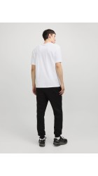 Ανδρικό T-Shirt Jack & Jones JJTaka Tee SS Crew Neck 12269369 White