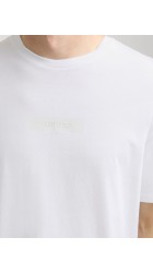 Ανδρικό T-Shirt Jack & Jones JJTaka Tee SS Crew Neck 12269369 White