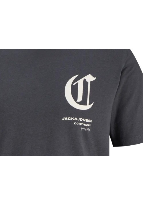 Ανδρικό T-Shirt Jack & Jones JCoversion  Tee SS Crew Neck 12286117 Asphault