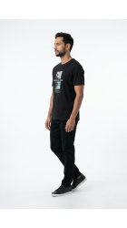 Ανδρικό T-Shirt Jack & Jones Jornorrebro Photo Tee SS Crew Neck LN 12291022 Black