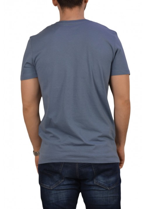 Ανδρικό T-Shirt Jack & Jones 12221007  Navy Μπλε
