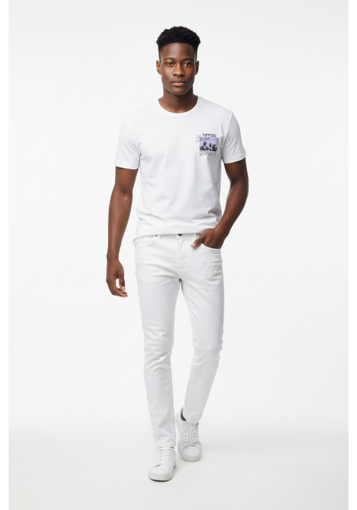 Ανδρικό T-Shirt Tiffosi Kyler 10063239-001 Λευκό