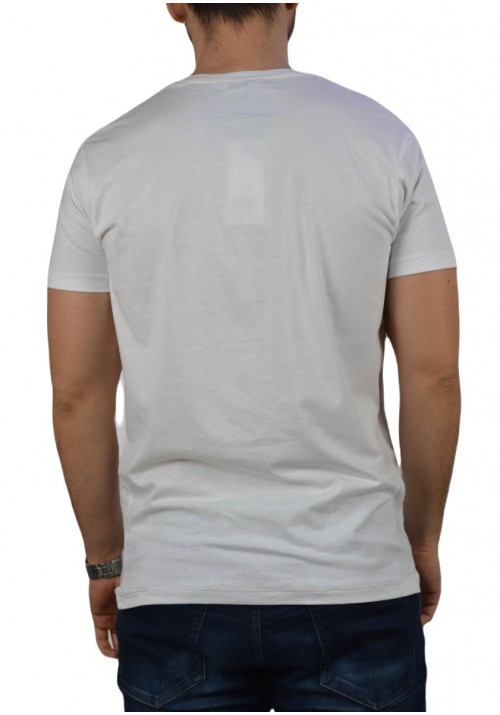 Ανδρικό T-Shirt SUBLEVEL H12022W22416ARS001 Λευκό