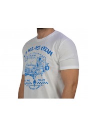 Ανδρικό T-Shirt Sublevel H12022W21069D-001 Λευκό