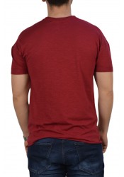 Ανδρικό T-Shirt Sublevel H16180Z22381A-001 Κόκκινο