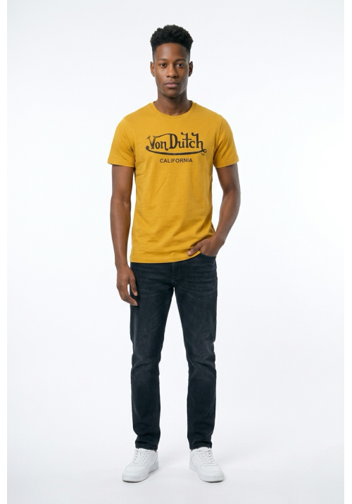Ανδρικό T-Shirt Von VD/P/1/TR/FIRST/6A Yellow