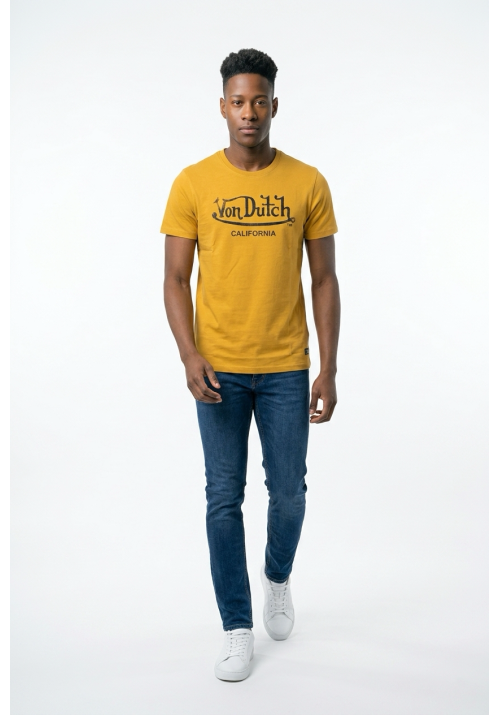 Ανδρικό T-Shirt Von VD/P/1/TR/FIRST/6A Yellow