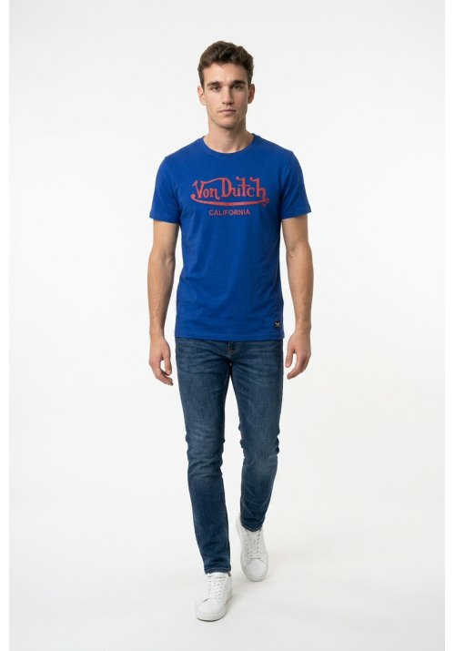 Ανδρικό T-Shirt Von VD/P/1/TR/FIRST/6B  Blue