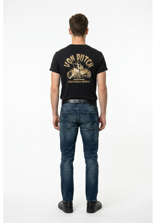 Ανδρικό T-Shirt Von VD/1/TV/HOT/NR Μαύρο