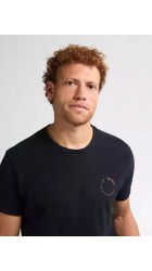 Ανδρικό T-Shirt Petrol M-3050-TSR609-9111 Μαύρο