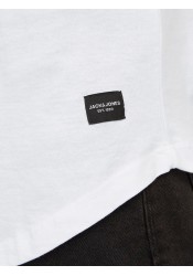 Ανδρικό T-Shirt Jack & Jones JJENoa Tee SS Crew Neck 12113648 Λευκό
