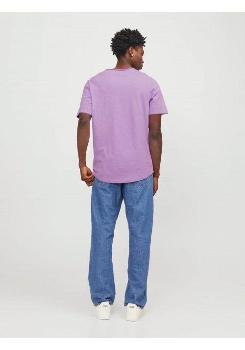 Ανδρικό T-Shirt Jack & Jones JJEBasherTee O-Neck SS Noos 12182498 Purple Rose