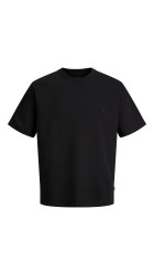 Ανδρικό T-Shirt Jack & Jones JPRBLAETHAN SS LOGO TEE 12292340 Μαύρο