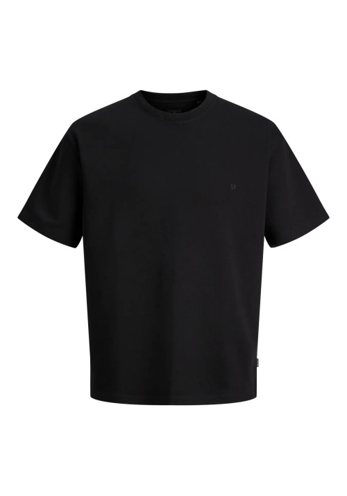 Ανδρικό T-Shirt Jack & Jones JPRBLAETHAN SS LOGO TEE 12292340 Μαύρο