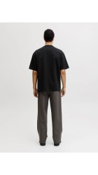 Ανδρικό T-Shirt Jack & Jones JPRBLAETHAN SS LOGO TEE 12292340 Μαύρο