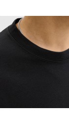 Ανδρικό T-Shirt Jack & Jones JPRBLAETHAN SS LOGO TEE 12292340 Μαύρο