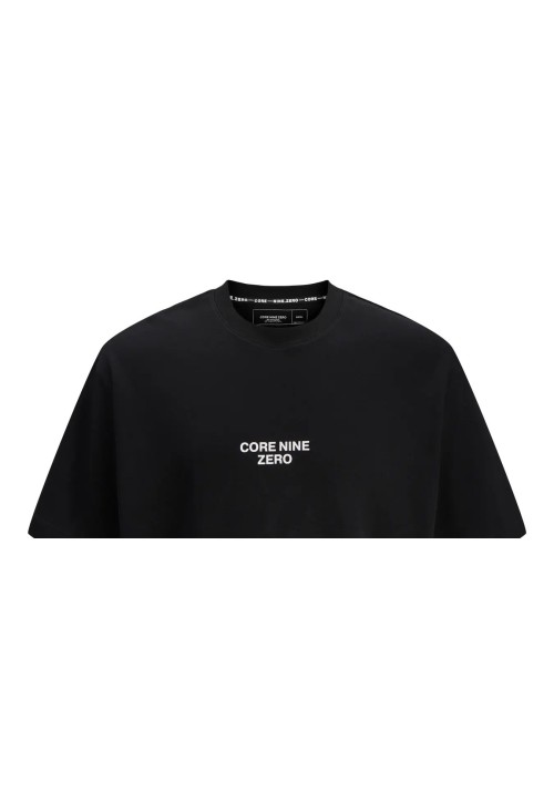 Ανδρικό T-Shirt Jack & Jones Jcocnz Berlin Graphik  Cutout Tee Crew Neck  12274242 Μαύρο