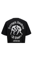 Ανδρικό T-Shirt Jack & Jones Jcocnz Berlin Graphik Cutout Tee Crew Neck 12274242 Μαύρο Ανδρικό T-Shirt Jack & Jones Jcocnz Berlin Graphik Cutout Tee Crew Neck 12274242 Μαύρο