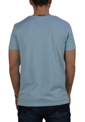 Ανδρικό T-Shirt Sublevel H16022W22423 Γαλαζιο
