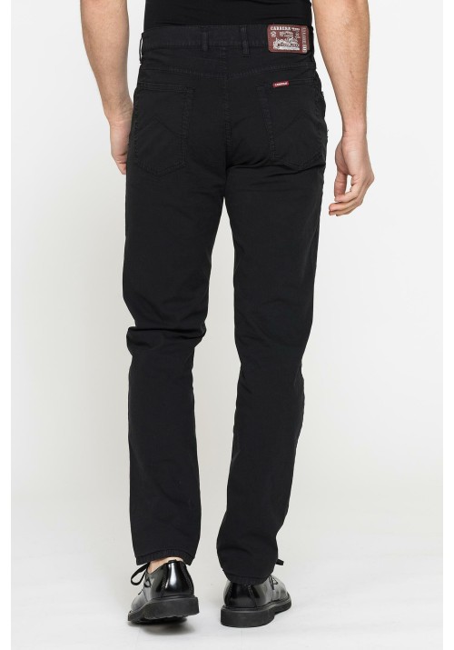Ανδρικό Παντελόνι 5 pocket Ελαστικό Carrera 7009167Α-899 Μαύρο
