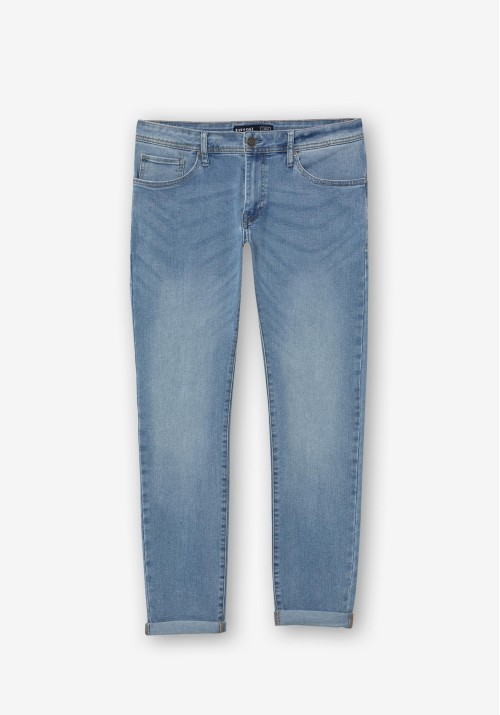 Ανδρικό Παντελόνι Τζιν Slim Fit Tiffosi Liam 10025712-137 Γαλάζιο