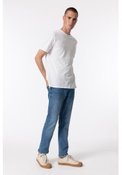 Ανδρικό Παντελόνι Τζιν Comfort Fit Tiffosi Leo  10053507-M1032-182 Medium Blue