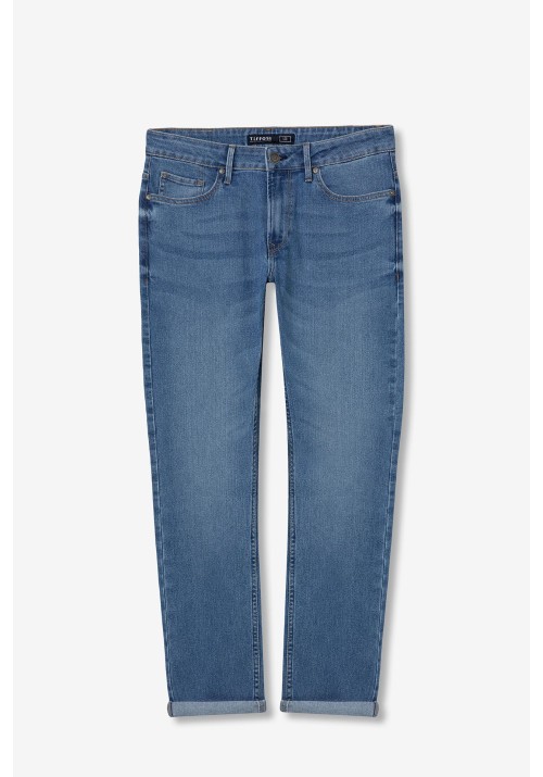 Ανδρικό Παντελόνι Τζιν Comfort Fit Tiffosi Leo  10053507-M1032-182 Medium Blue