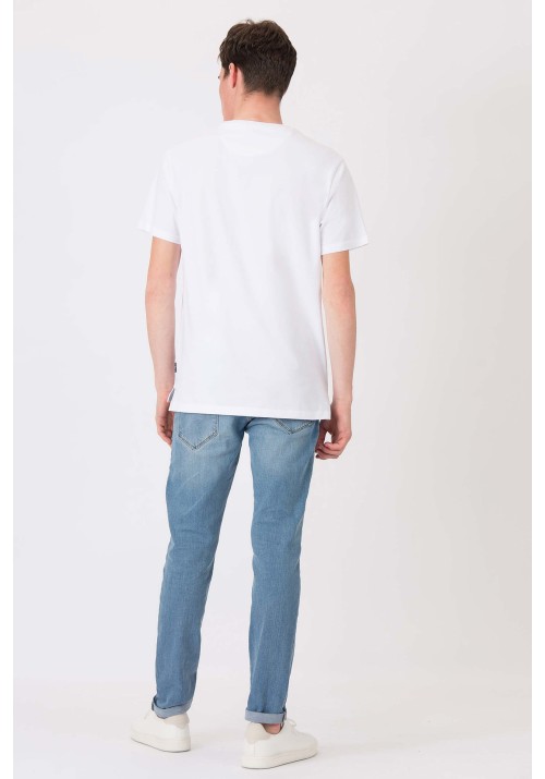 Ανδρικό Παντελόνι Τζιν Slim Fit Tiffosi Liam 10025712-137 Γαλάζιο