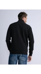Ανδρική Ζακέτα Φούτερ Petrol M-3030-SWC314-9091Μαύρη