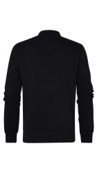 Ανδρική Ζακέτα Φούτερ Petrol M-3030-SWC314-9091Μαύρη