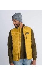 Ανδρικό Αμάνικο Μπουφάν Petrol M-3030-WST107-1101 Puffer Κίτρινο