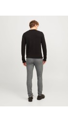 Ανδρικό Παντελόνι Slim Fit Jack & Jones JPSTMarco JJHenry Chino SN 12260906 Grey Melange