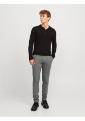 Ανδρικό Παντελόνι Slim Fit Jack & Jones JPSTMarco JJHenry Chino SN 12260906 Grey Melange