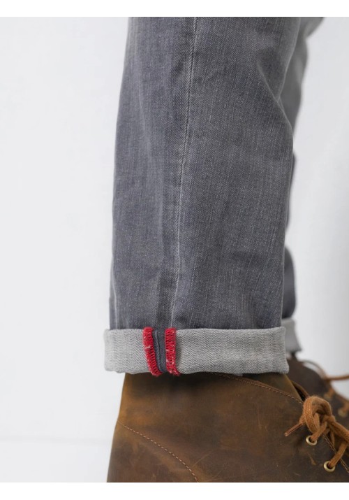 Ανδρικό Παντελόνι Τζιν Slim Fit Petrol Seaham 7554.9708 Γκρί