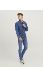 Ανδρικό Παντελόνι Τζιν Slim Fit Jack & Jones JJIGlenn JJOriginal SQ 223 Noos 12243592 Μπλε