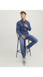 Ανδρικό Παντελόνι Τζιν Slim Fit Jack & Jones JJIGlenn JJOriginal SQ 223 Noos 12243592 Μπλε