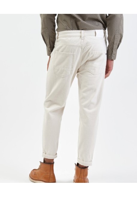 Ανδρικό Παντελόνι Τζιν  Carrot Fit Gianni Lupo GL6228Q Panna Μπεζ