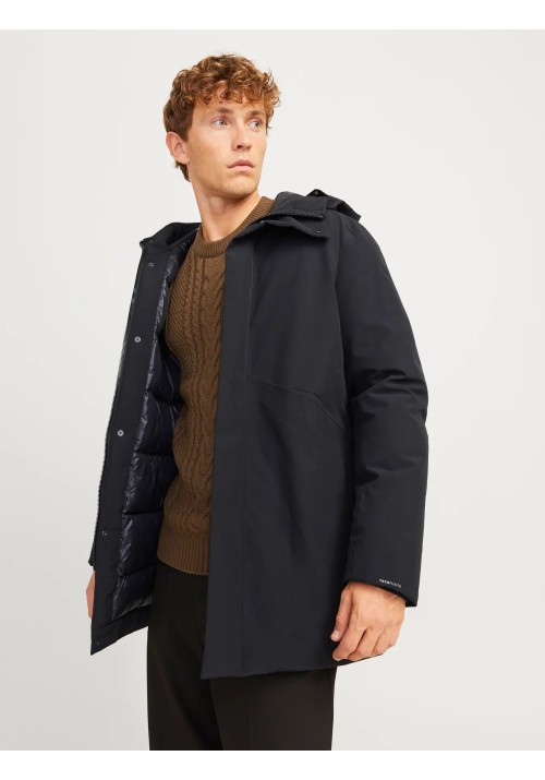 Ανδρικό Μπουφάν Παρκά Jack & Jones JJEkeen Parka SN 12258403 Μαύρο