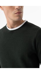 Ανδρικό Πλεκτό Βαμβακερό Tiffosi Alabastro 10059036-894 Πράσινο