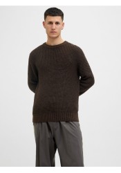Ανδρικό Πλεκτό Jack & JonesJJGlobal Knit Crew Neck12287594 Delicioso-Twisted Ανδρικό Πλεκτό Jack & JonesJJGlobal Knit Crew Neck12287594 Delicioso-Twisted