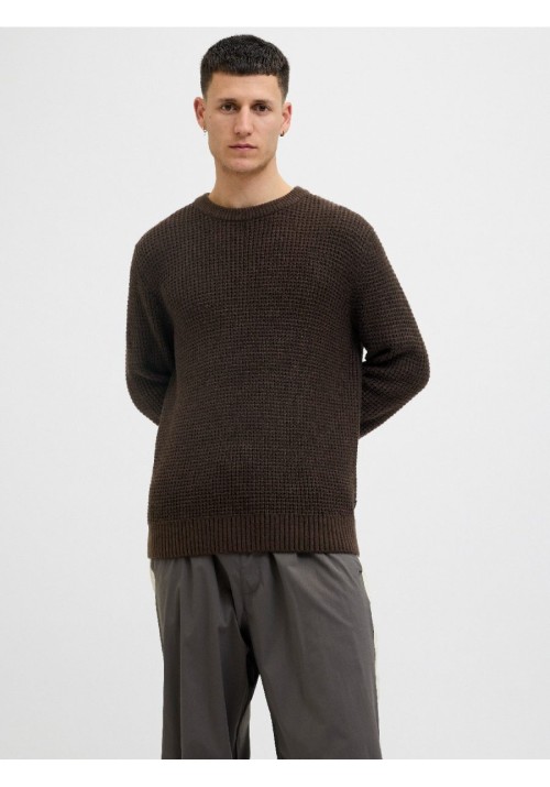 Ανδρικό Πλεκτό Jack & JonesJJGlobal Knit Crew Neck12287594 Delicioso-Twisted