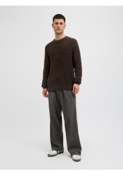Ανδρικό Πλεκτό Jack & JonesJJGlobal Knit Crew Neck12287594 Delicioso-Twisted Ανδρικό Πλεκτό Jack & JonesJJGlobal Knit Crew Neck12287594 Delicioso-Twisted