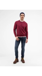 Ανδρικό Πλεκτό Βαμβακερό Lerros 2495004-363 N.O.S. Μπoρντό