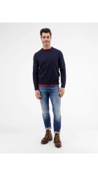 Ανδρικό Πλεκτό Βαμβακερό Lerros 2495004-485 N.O.S. Μπλέ