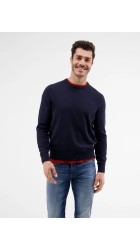 Ανδρικό Πλεκτό Βαμβακερό Lerros 2495004-485 N.O.S. Μπλέ