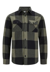 Ανδρικό Πουκάμισο Overshirt Jack & Jones JJEDarren Overshirt LS Noos 12248409 Dusty Olive Ανδρικό Πουκάμισο Overshirt Jack & Jones JJEDarren Overshirt LS Noos 12248409 Dusty Olive
